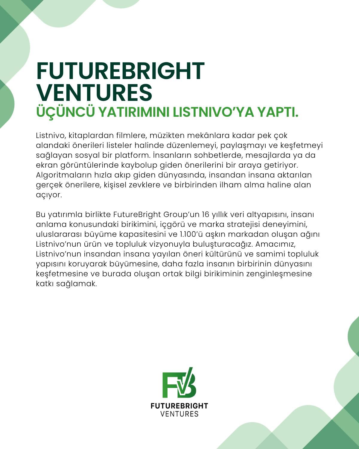FutureBright Ventures & Listnivo