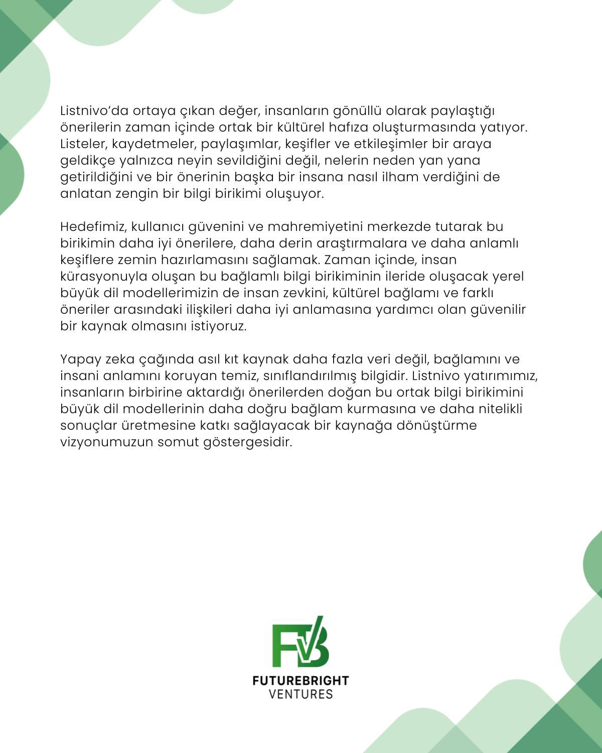 FutureBright Ventures & Listnivo
